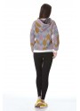 KAPÜŞONLU DESENLİ SWEAT